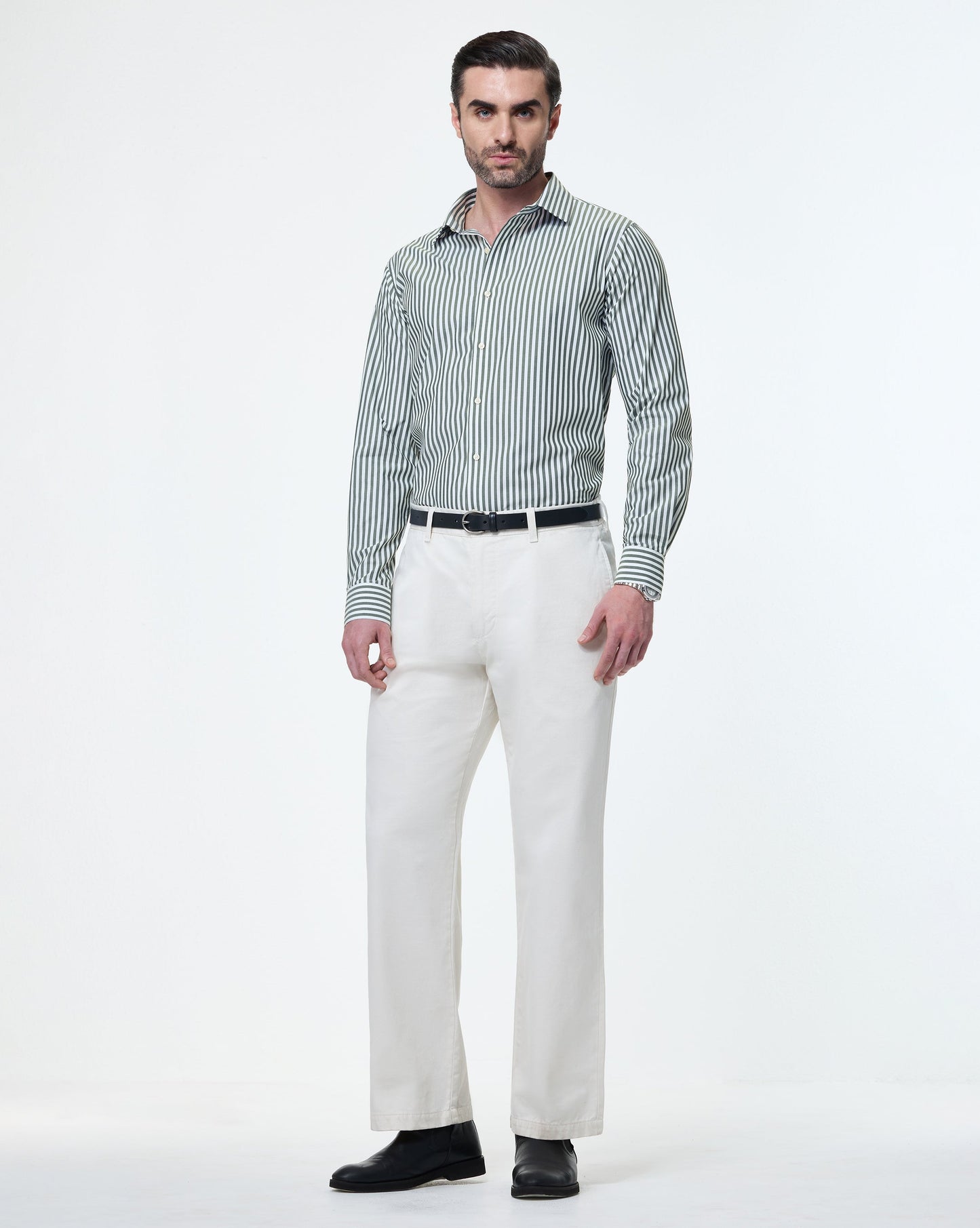 The Kingsley Stripes Meadow Dress Shirt