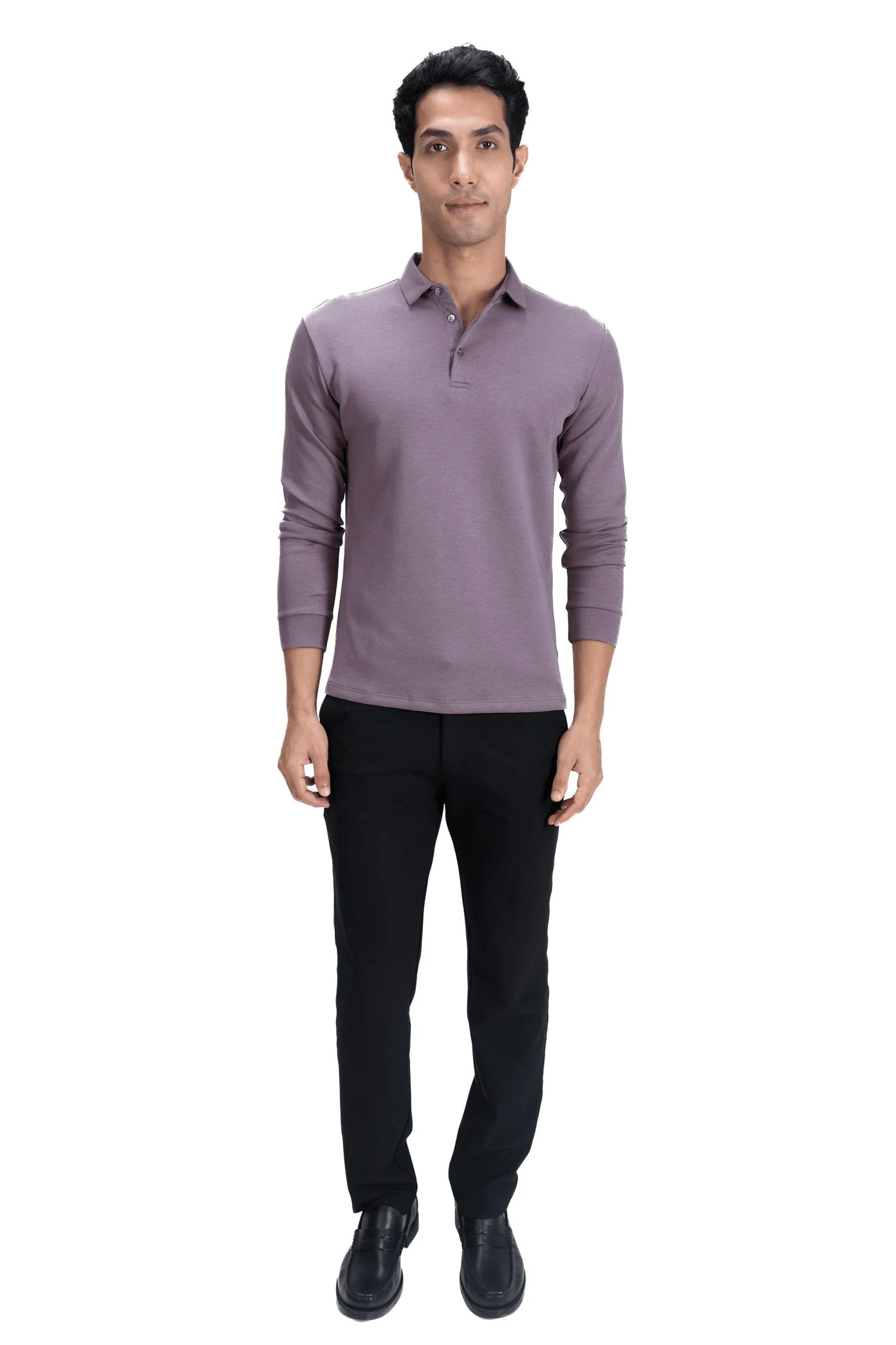 Legacy Polo Sweater - Lilac Haze