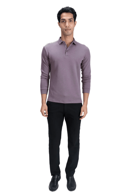Legacy Polo Sweater - Lilac Haze