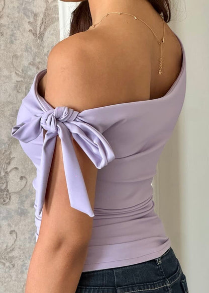 Lilac one shoulder