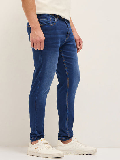 Men's Cotton Solid Skinny Fit Jean DBN-ADAME-MB
