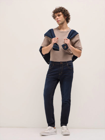 Men's Solid Skinny Fit Jean DBN-AIDENO-DB