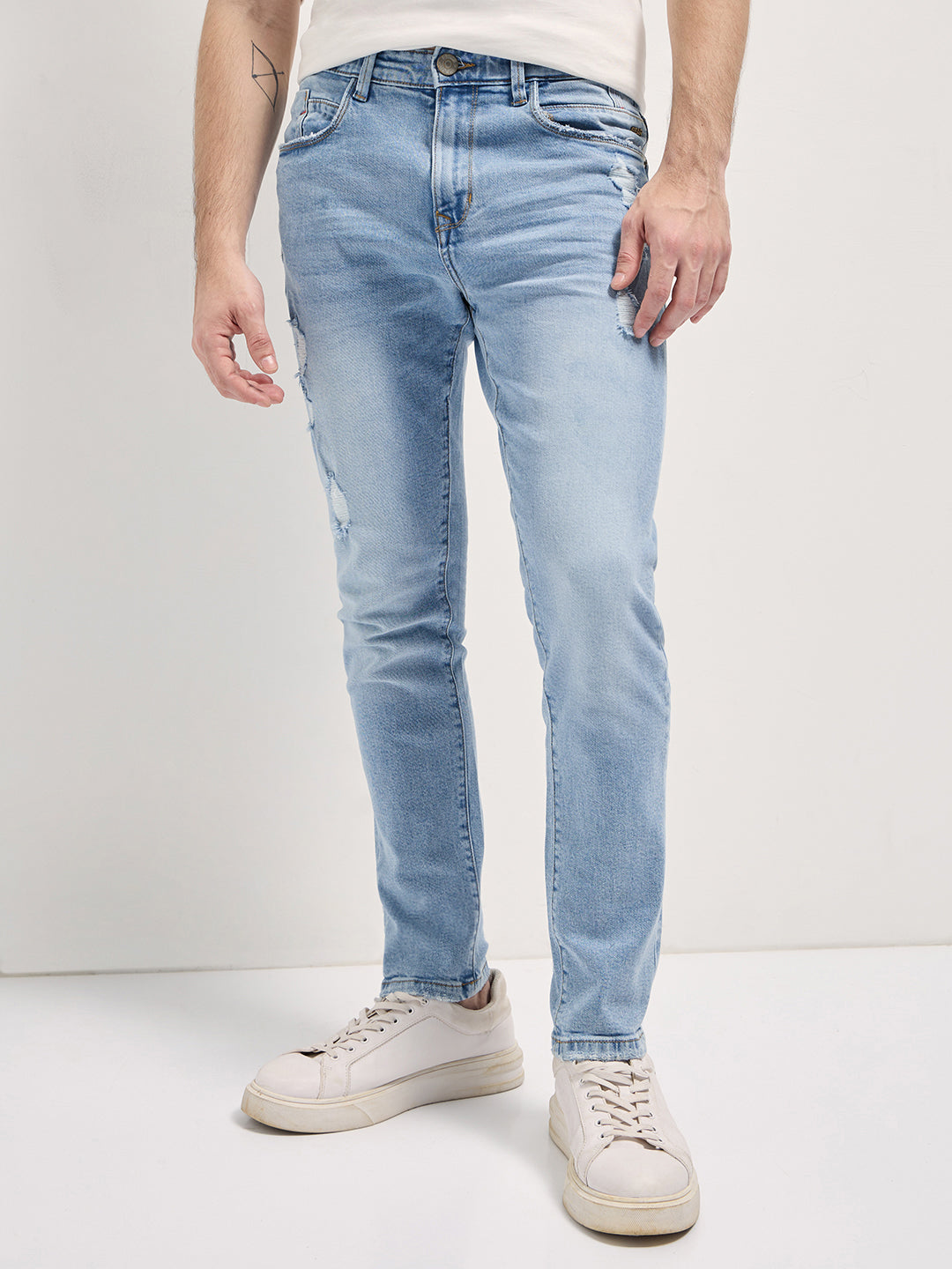 Men's Cotton Slim Fit Jeans DBN-ASA-LB