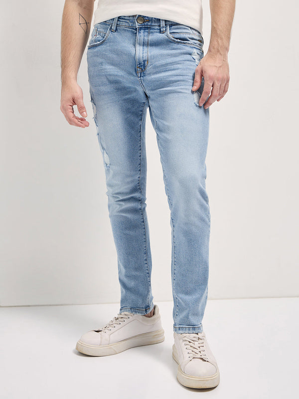 Men's Cotton Slim Fit Jeans DBN-ASA-LB