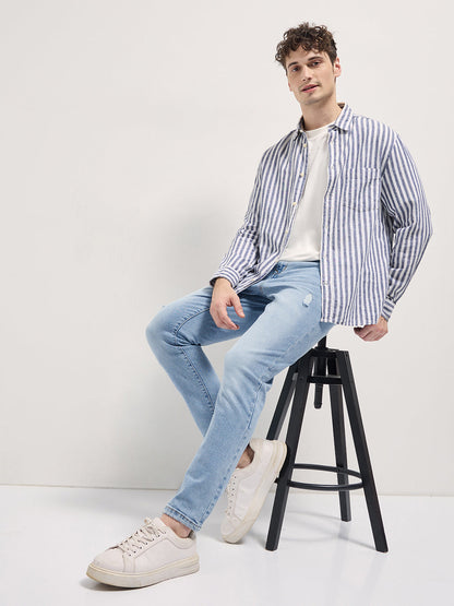 Men's Cotton Slim Fit Jeans DBN-ASA-LB