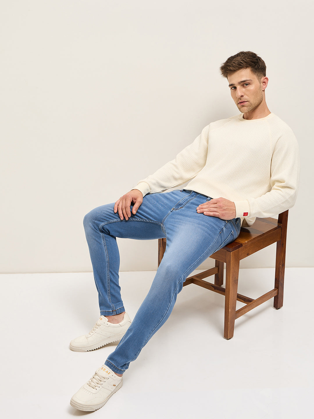 Men's Cotton Solid Skinny Fit Jean DBN-ASHER-LB