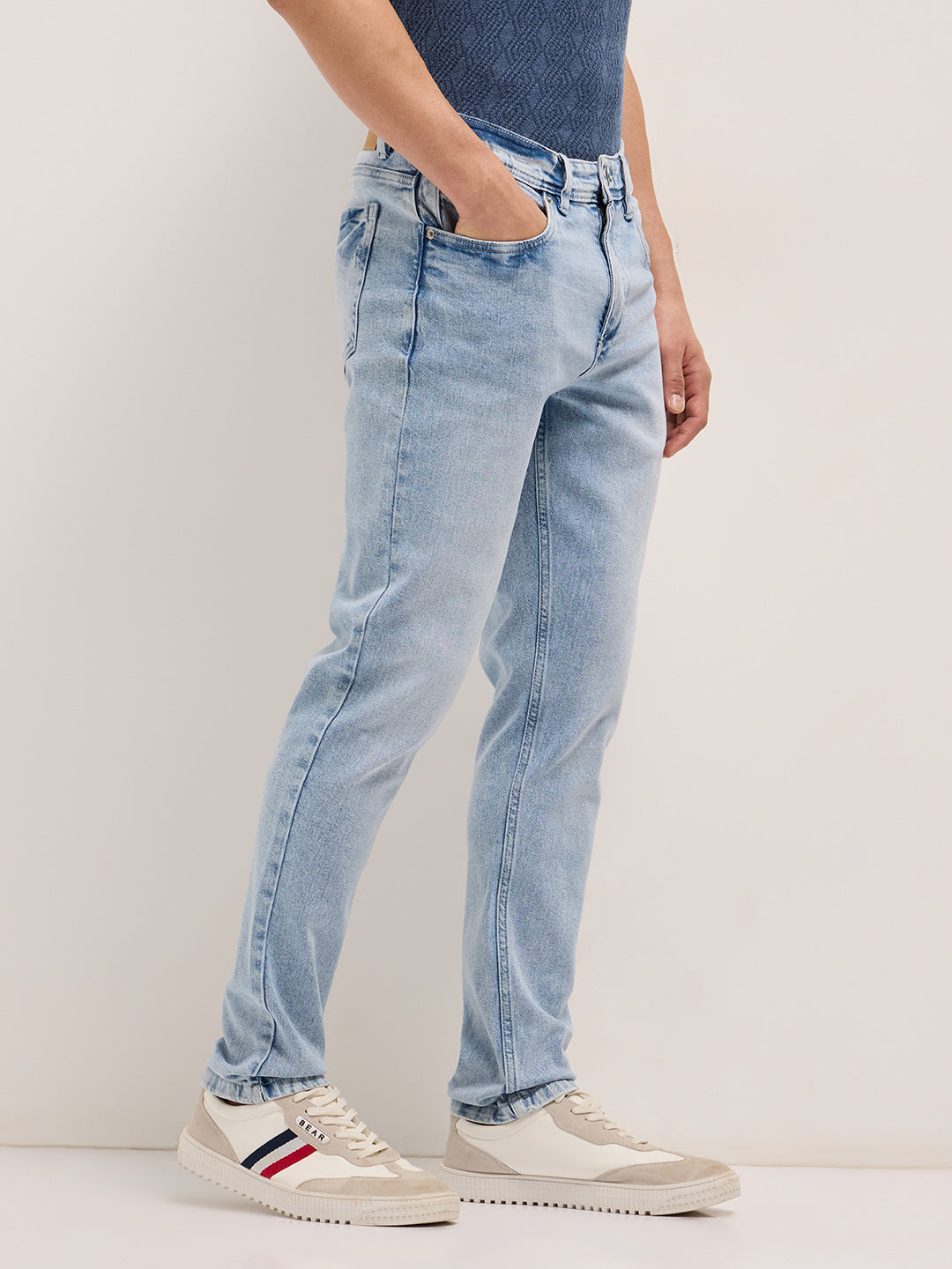 Men Mid Rise Slim Fit Light Fade Jean DBN-BELEN-LB