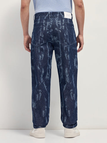 Men Cotton Straight Fit Mid Rise Jeans DBN-BISLO-BL