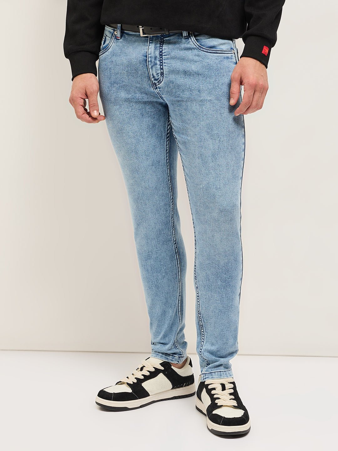 Men's Cotton Solid Skinny Fit Jean DBN-ERAR-LB