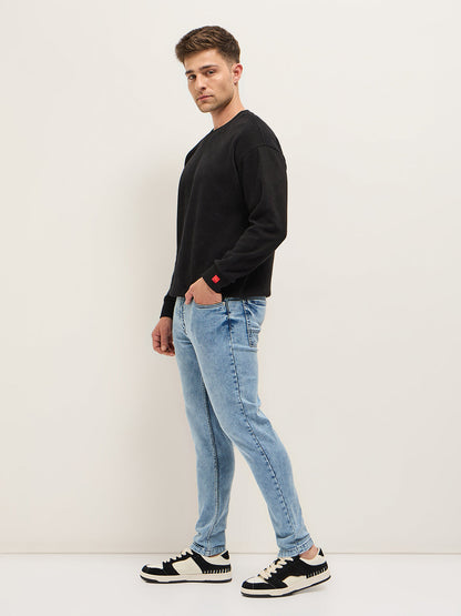 Men's Cotton Solid Skinny Fit Jean DBN-ERAR-LB