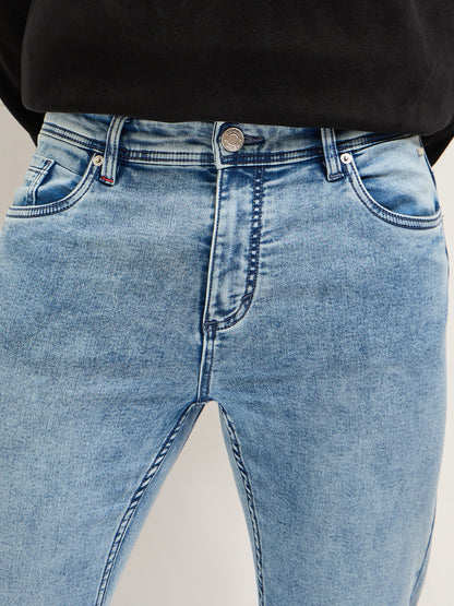 Men's Cotton Solid Skinny Fit Jean DBN-ERAR-LB