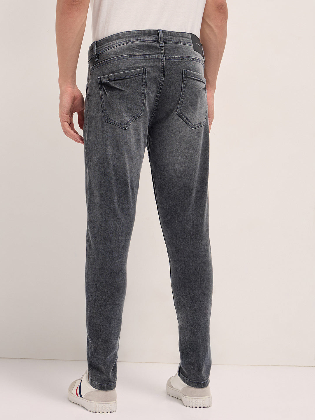 Men Light Fade Mid Rise Skinny Fit Jean DBN-HECT-GY