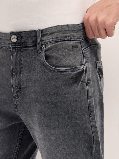 Men Light Fade Mid Rise Skinny Fit Jean DBN-HECT-GY