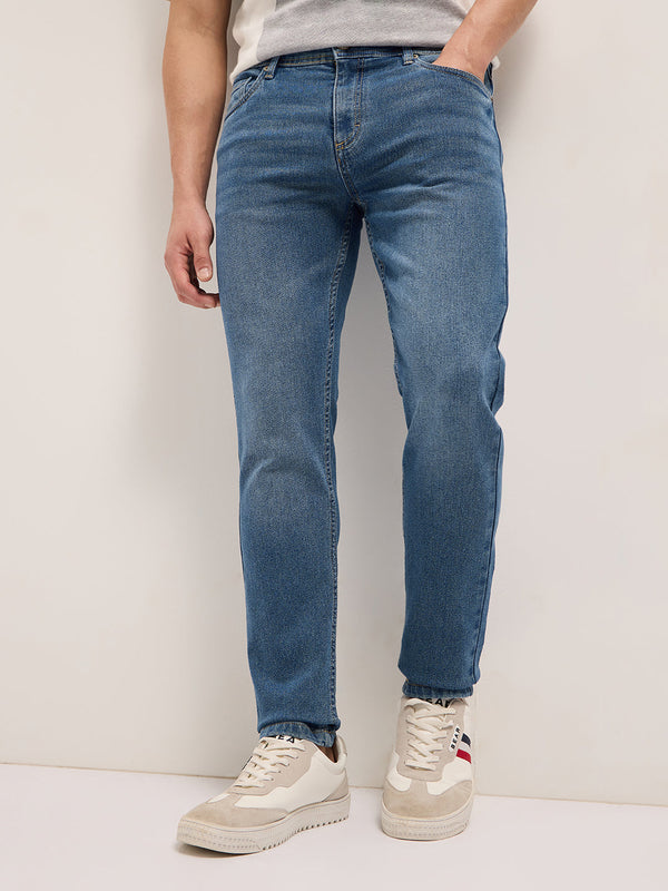Men Light Fade Mid Rise Slim Fit Jean DBN-JAVI-MB