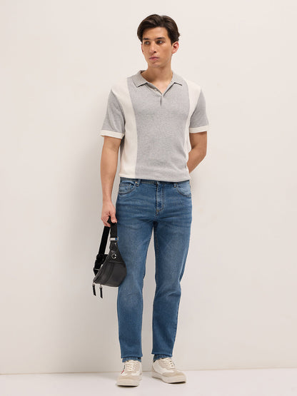 Men Light Fade Mid Rise Slim Fit Jean DBN-JAVI-MB