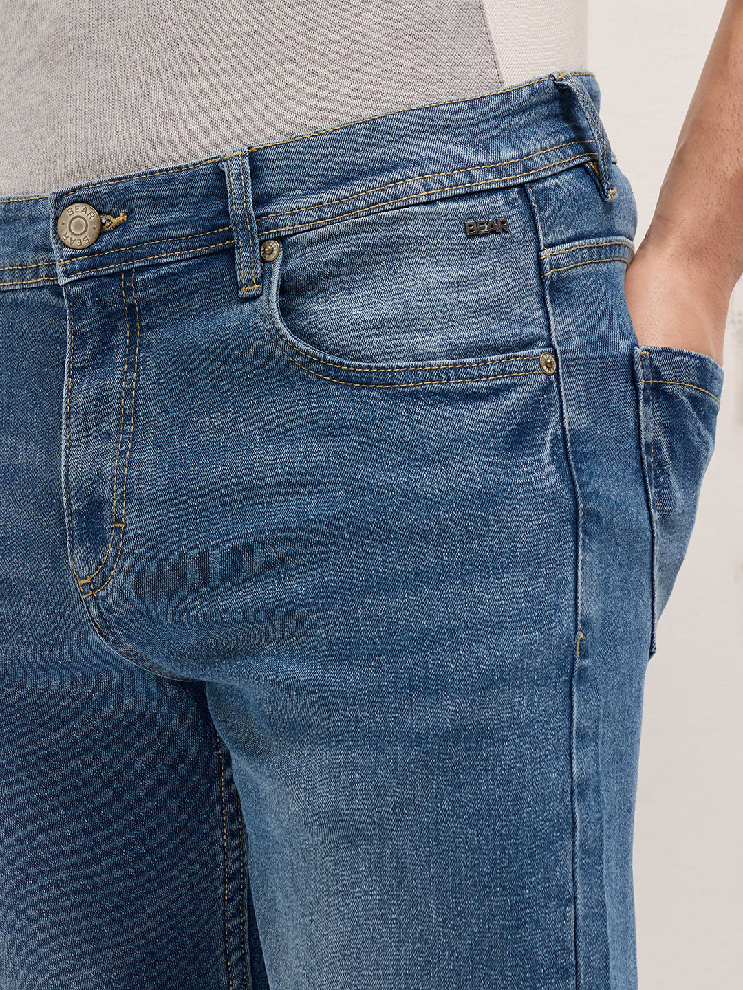 Men Light Fade Mid Rise Slim Fit Jean DBN-JAVI-MB