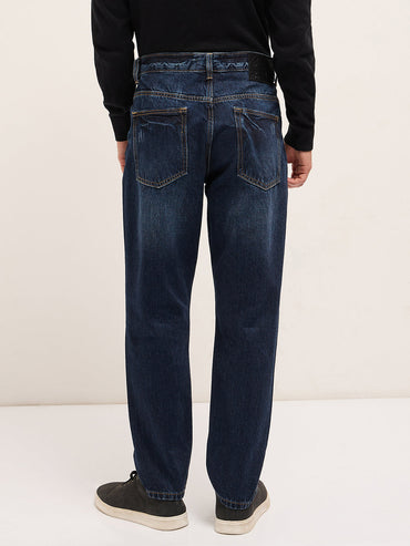Men's Cotton Solid Relaxed Fit Jean DBN-KASASE-DB