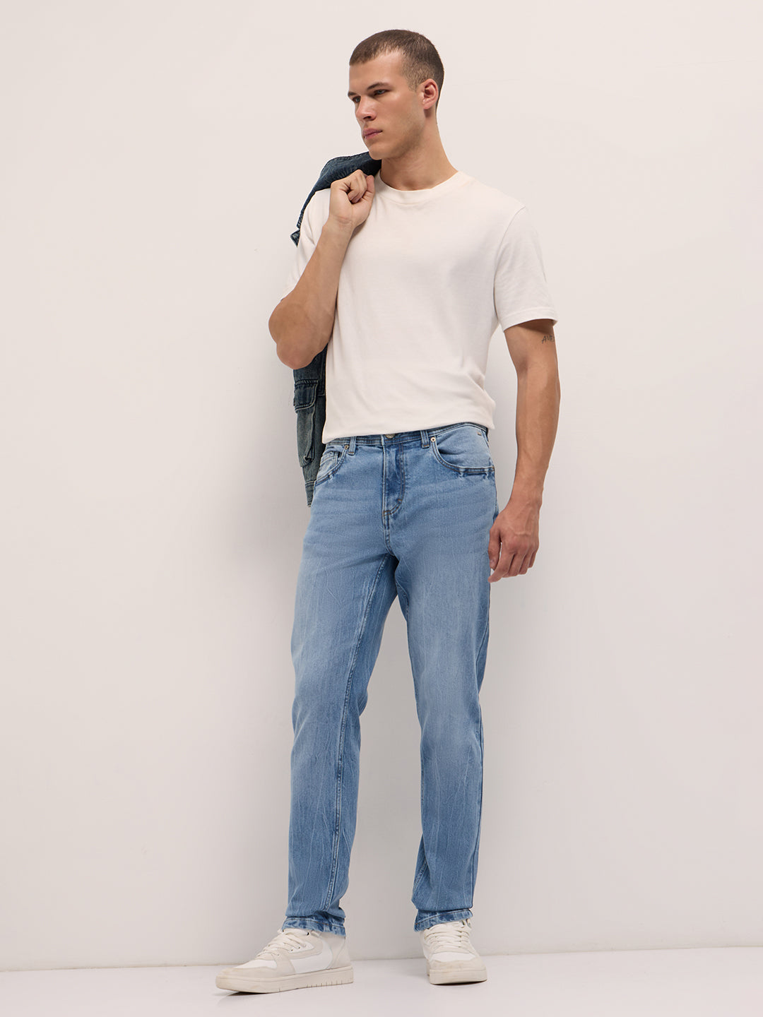 Men's Cotton Washed Slim Fit Jean DBN-PEDRO-LB