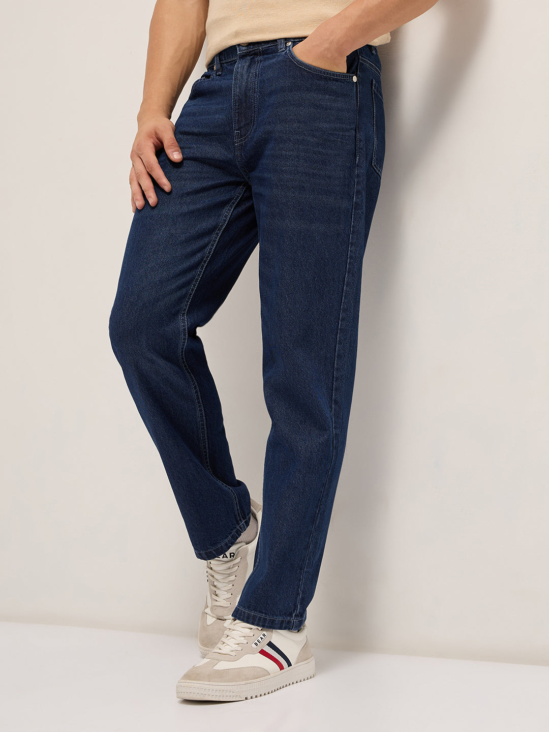 Men's Cotton Straight Fit Jeans DBN-SUMILIO-MB