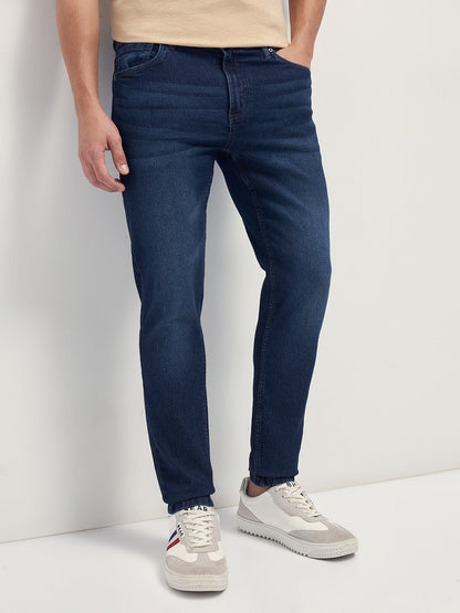 Men Cotton Mid Rise Slim Fit Jean DBN-THIA-DB
