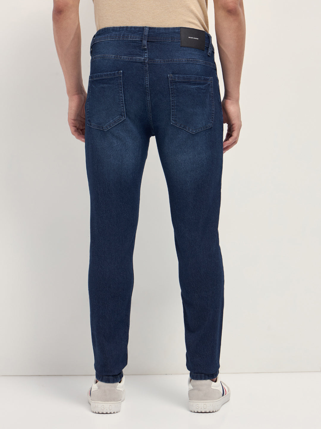Men Cotton Mid Rise Slim Fit Jean DBN-THIA-DB
