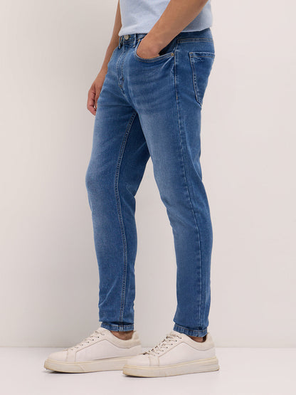 Men's Cotton Washed Skinny Fit Jean DBN-VALER-MB