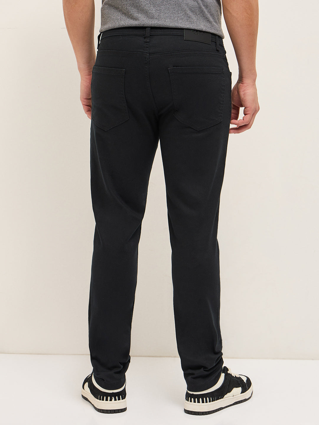 Men's Cotton Solid Slim Fit Jean DBN-VIEQS-BK