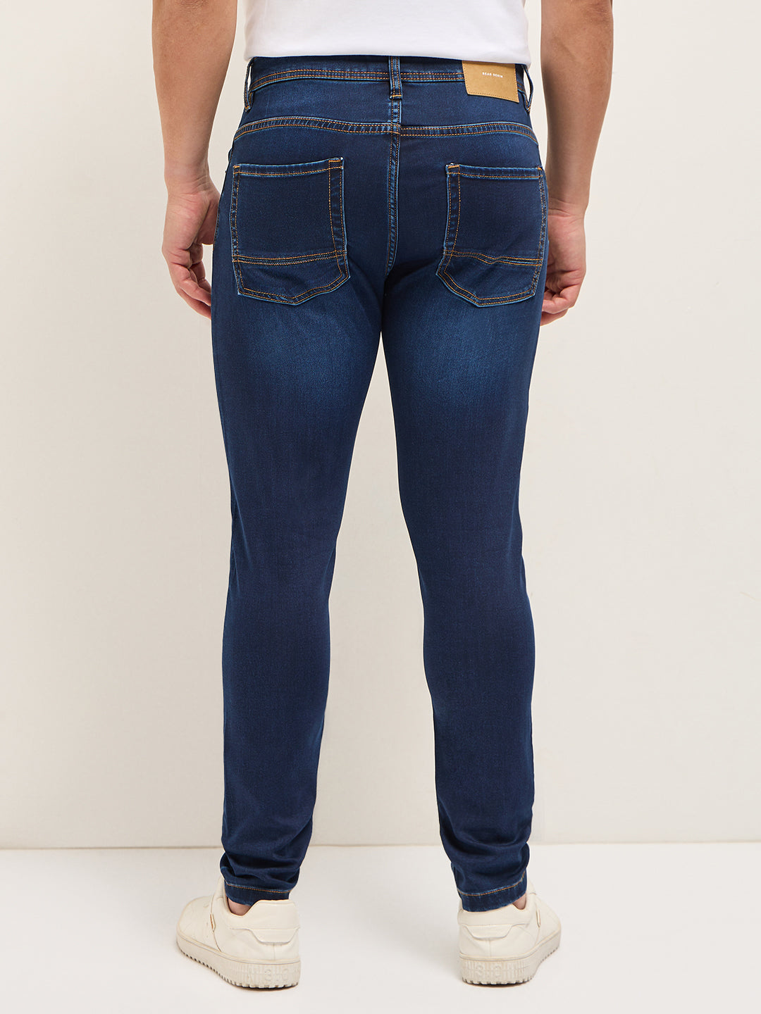 Men's Cotton Solid Skinny Fit Jean DBN-WILLIAM-MB