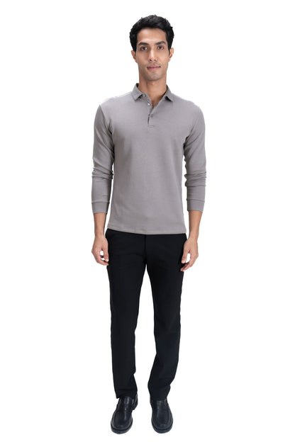 Legacy Polo Sweater - Fresh Grey