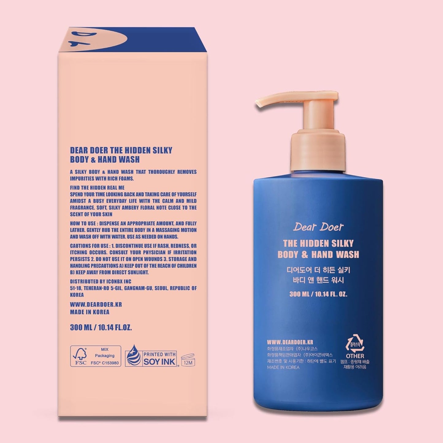 DEAR DOER THE HIDDEN SILKY BODY & HAND WASH