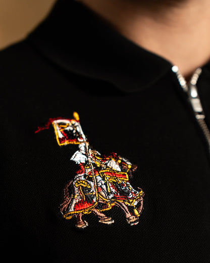GLORYBOUND POLO T-SHIRT - BLACK