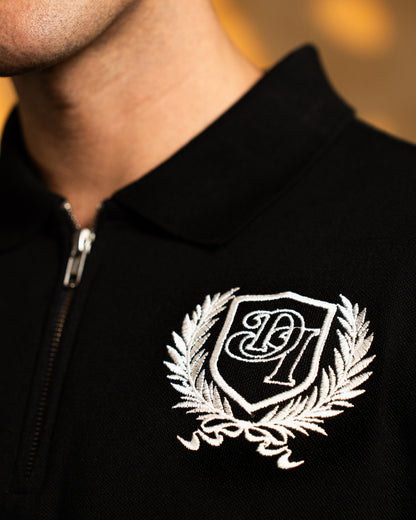 GLORYBOUND POLO T-SHIRT - BLACK