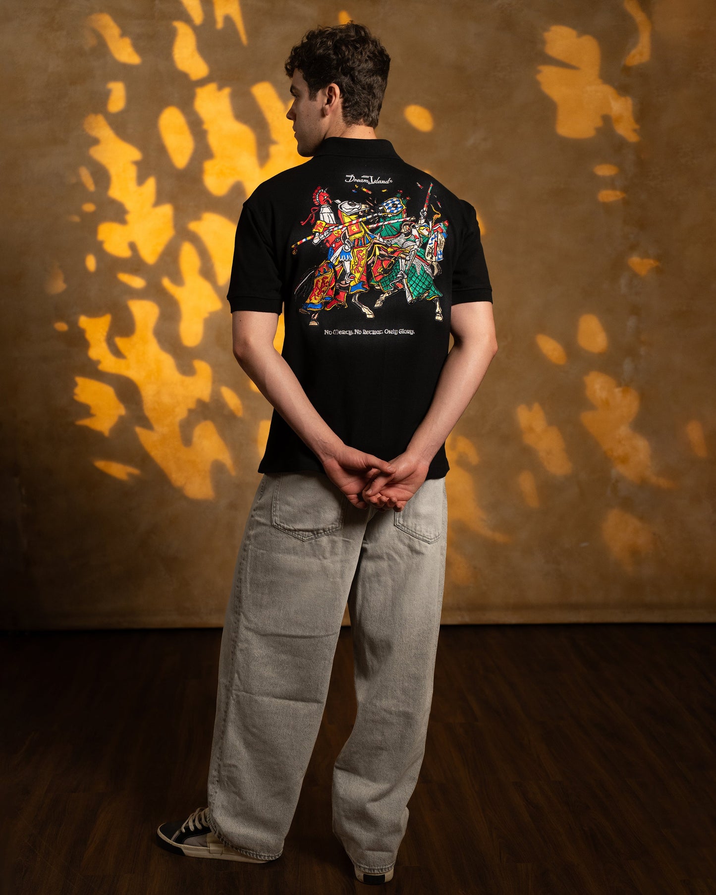 GLORYBOUND POLO T-SHIRT - BLACK