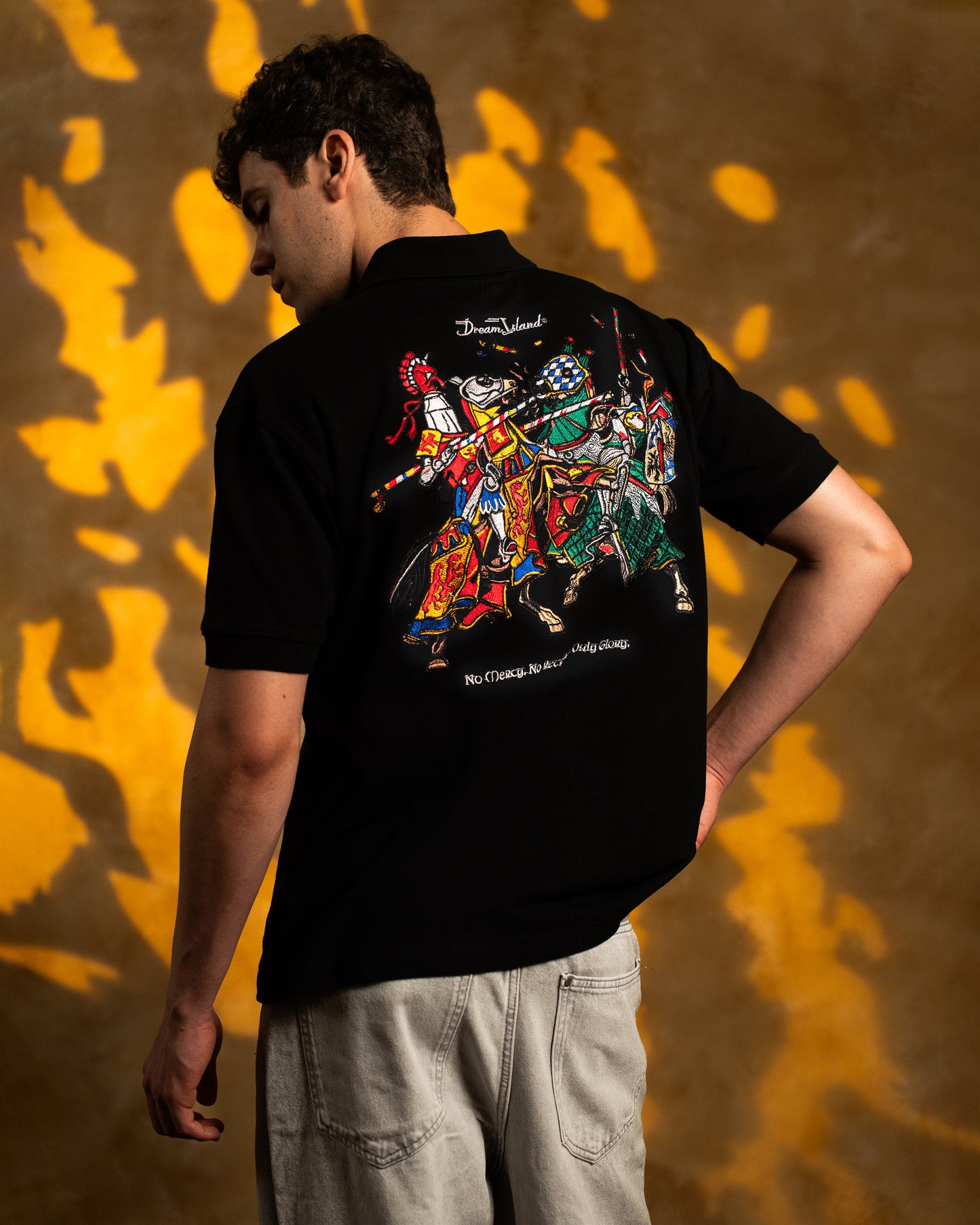 GLORYBOUND POLO T-SHIRT - BLACK