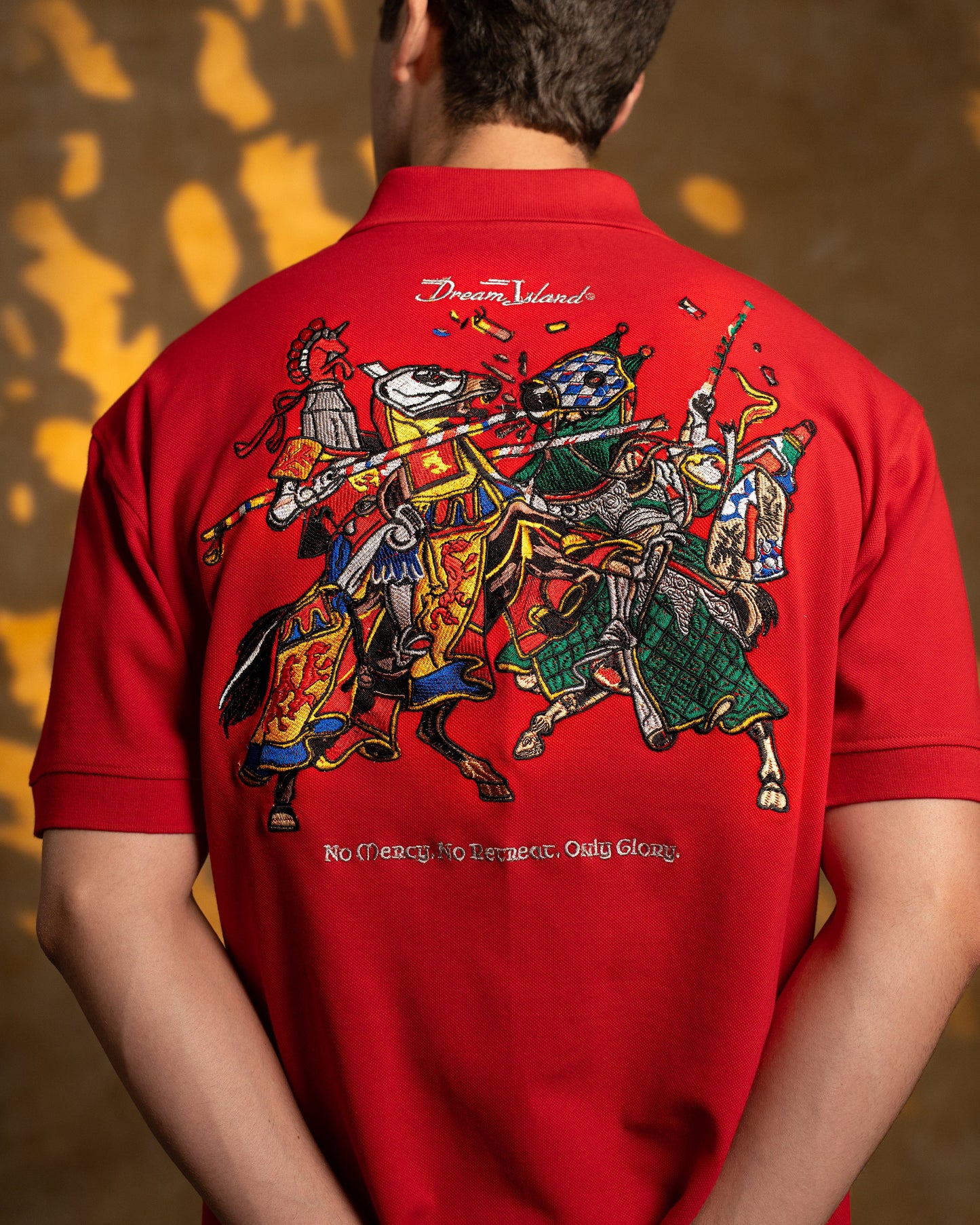 GLORYBOUND POLO T-SHIRT - RED