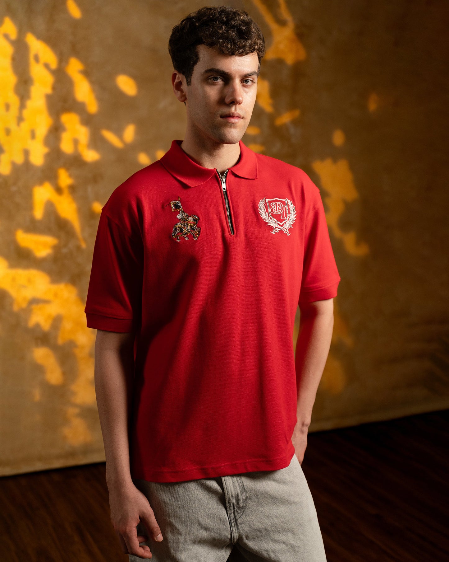GLORYBOUND POLO T-SHIRT - RED