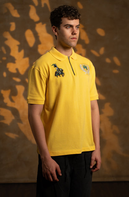 THE STANDARD' POLO T-SHIRT - YELLOW