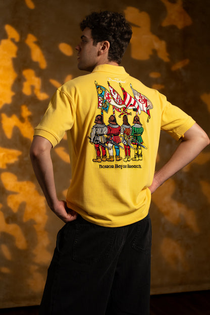THE STANDARD' POLO T-SHIRT - YELLOW