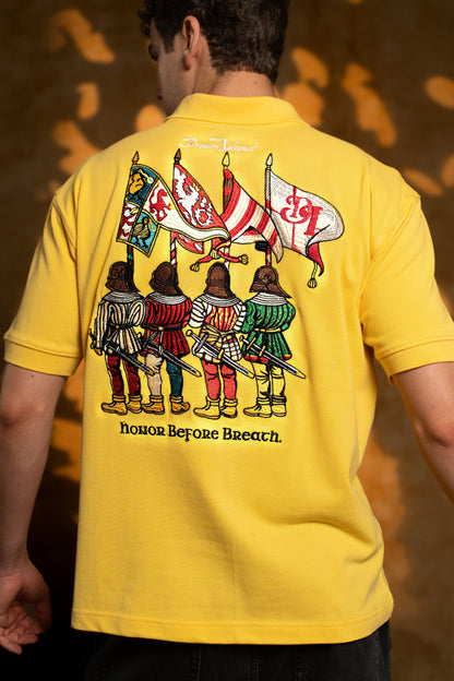 THE STANDARD' POLO T-SHIRT - YELLOW