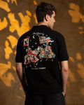 THE RECKONING POLO T-SHIRT - BLACK