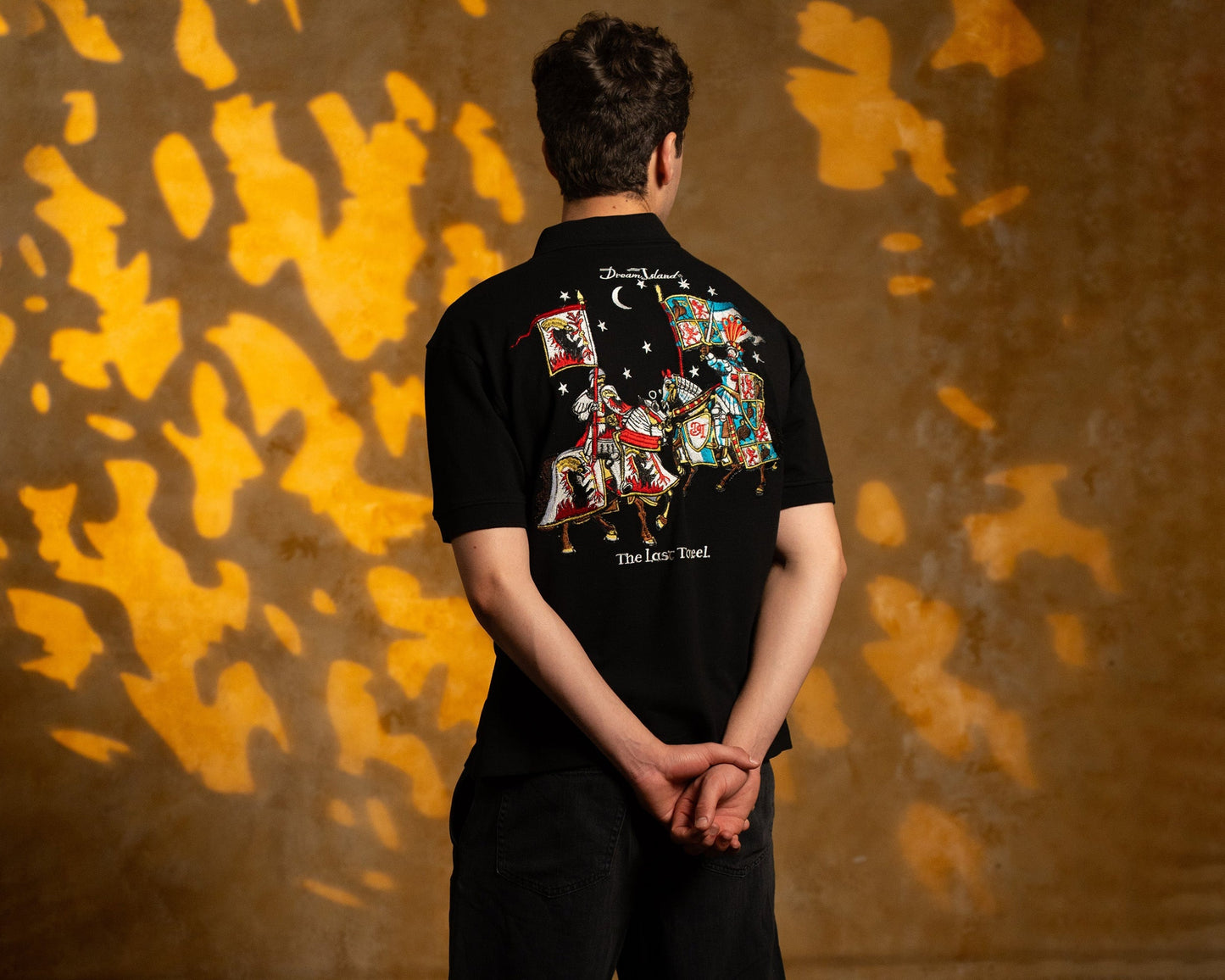 THE RECKONING POLO T-SHIRT - BLACK