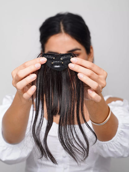 CLIP IN-BANGS | Human Hair | Nish Hair