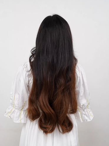 Parulâs OmbrÃ© â Halo Extensions | Nish Hair