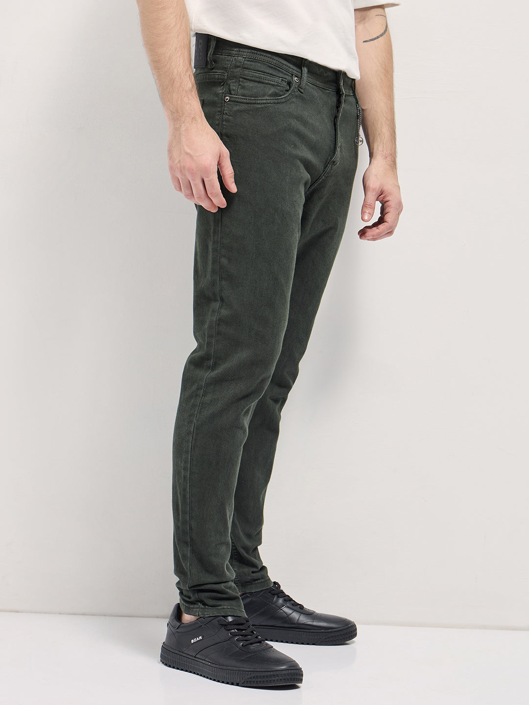 Men's Cotton Skinny Fit Jeans DNM-OKIP-GR