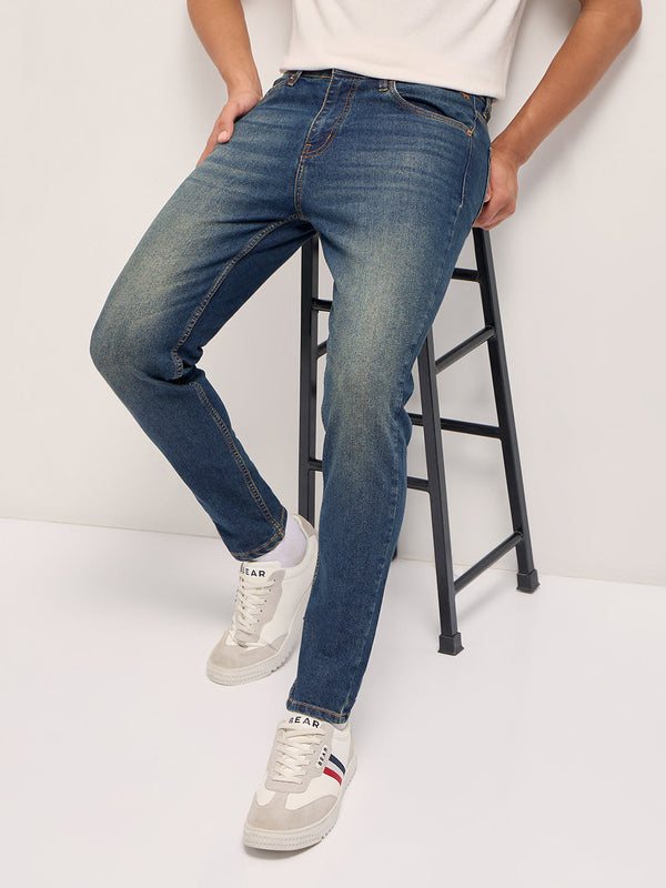 Men Light Fade Mid Rise Skinny Fit Jean DNM-PICA-BL