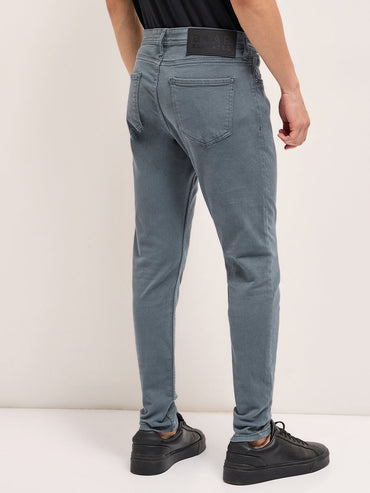 Men's Solid Skinny Fit Jeans DNM-VEREX-BL