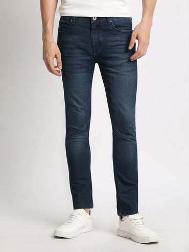 Men Blue Solid Skinny Fit Jean DNM-XINA-BL