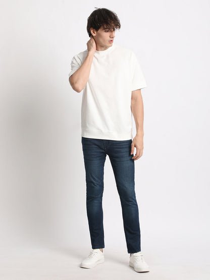 Men Blue Solid Skinny Fit Jean DNM-XINA-BL