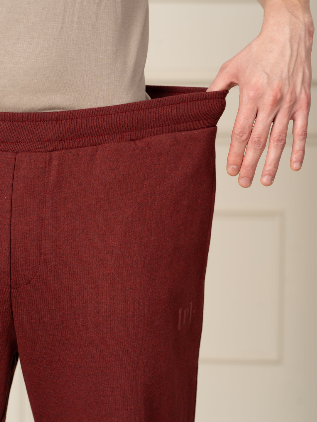 Aurora Red Tapered Fit Joggers