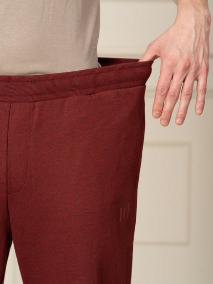 Aurora Red Tapered Fit Joggers